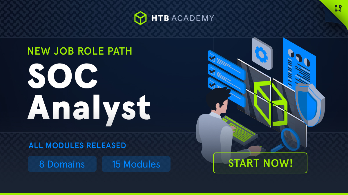 New SOC Analyst job-role path