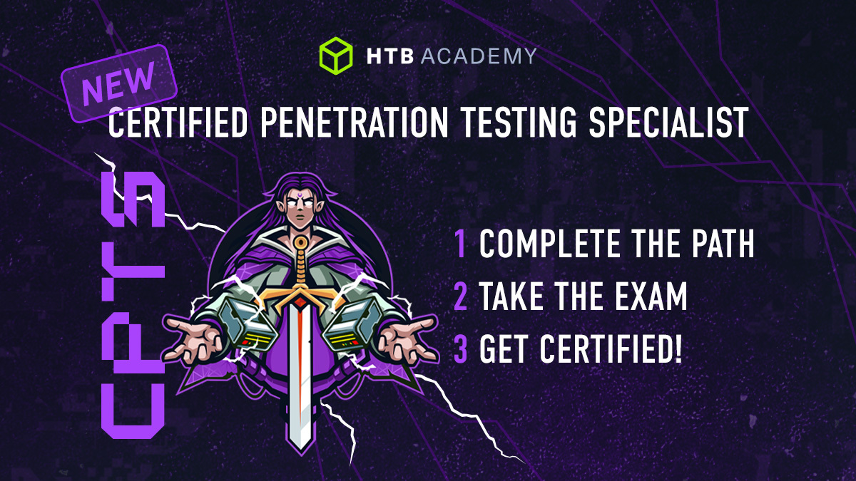 Become a certified Penetration Testing with HTB CPTS!
