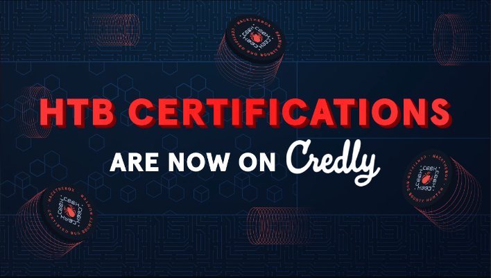 HTB certifications are now on Credly!
