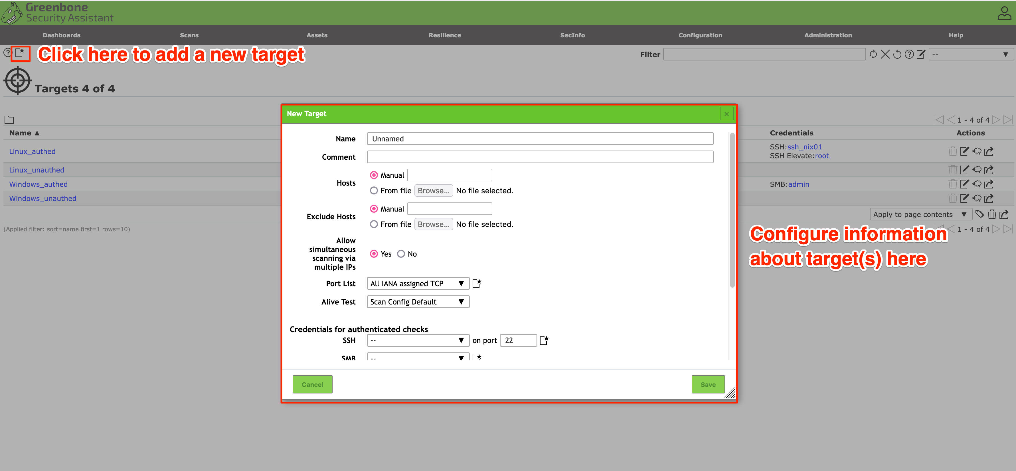 createtarget