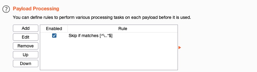 payload processing