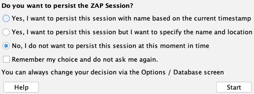 ZAP New Config