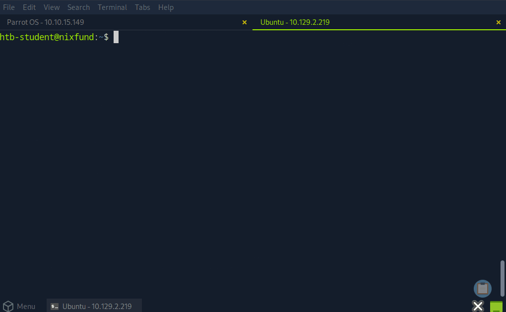 GIF showcasing the ping command against a host without a firewall and one with firewall enabled.