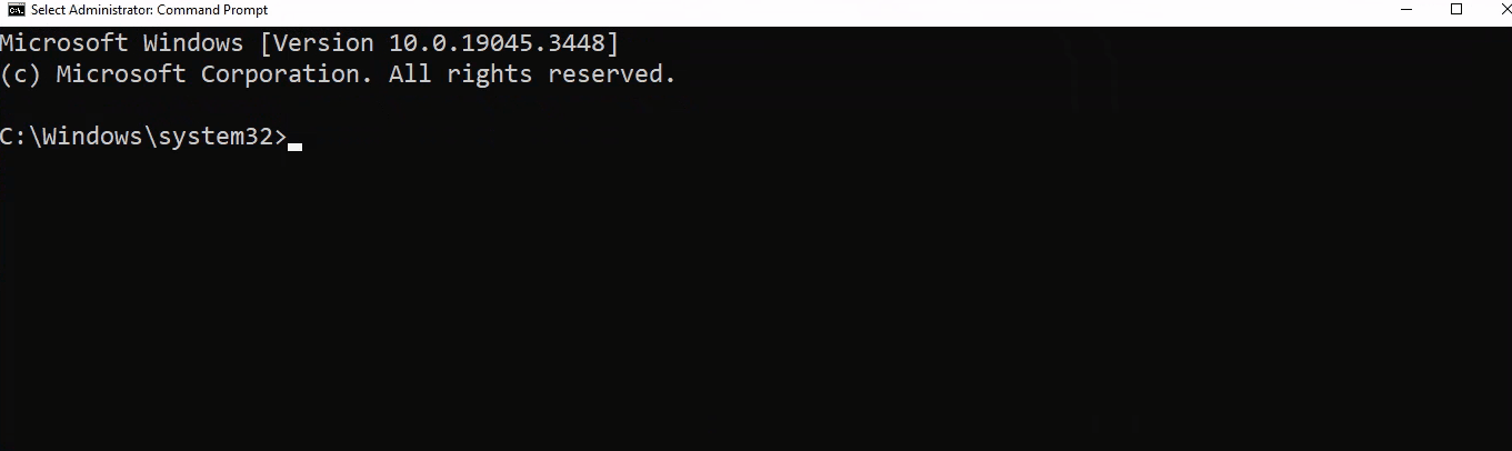 GIF showcasing the getmac command to obtain the MAC address.